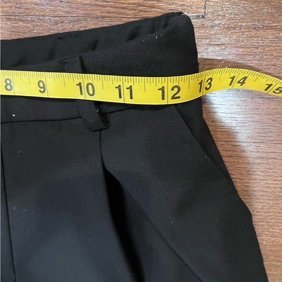 y2k black open leg metal detailed straight leg pants street wear grunge punk - Picture 8 of 9